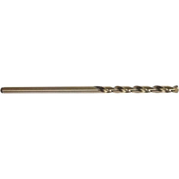 Precision Twist Drill - 0.199" Diam, 6" OAL Oxide/Gold Cobalt Aircraft Extension Drill Bit - Benchmark Tooling