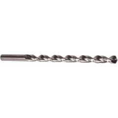 Precision Twist Drill - 25/64" 135° Parabolic Flute High Speed Steel Taper Length Drill Bit - Benchmark Tooling