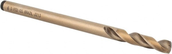 Precision Twist Drill - #3 135° Spiral Flute Cobalt Screw Machine Drill Bit - Benchmark Tooling