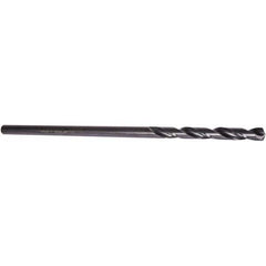 Precision Twist Drill - 0.096" Diam, 12" OAL Oxide High Speed Steel Aircraft Extension Drill Bit - Benchmark Tooling