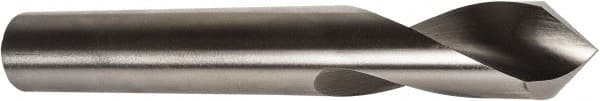 Precision Twist Drill - 1/4" Body Diam, 120°, 2-1/2" OAL, High Speed Steel Spotting Drill - Benchmark Tooling