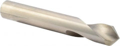 Precision Twist Drill - 3/4" Body Diam, 90°, 5" OAL, High Speed Steel Spotting Drill - Benchmark Tooling