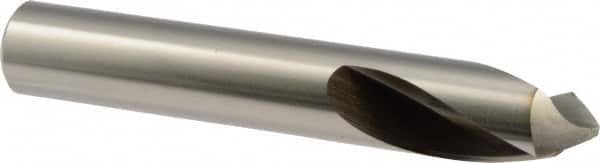 Precision Twist Drill - 1" Body Diam, 90°, 6" OAL, High Speed Steel Spotting Drill - Benchmark Tooling