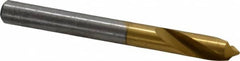 Precision Twist Drill - 1/4" Body Diam, 90°, 2-1/2" OAL, High Speed Steel Spotting Drill - Benchmark Tooling