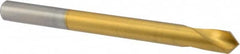 Precision Twist Drill - 1/2" Body Diam, 90°, 6" OAL, High Speed Steel Spotting Drill - Benchmark Tooling