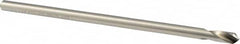 Precision Twist Drill - 1/4" Body Diam, 90°, 6" OAL, High Speed Steel Spotting Drill - Benchmark Tooling