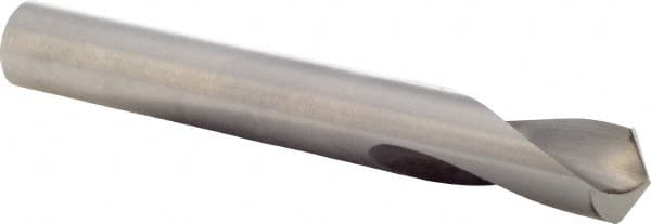 Precision Twist Drill - 1/2" Body Diam, 120°, 3-3/4" OAL, High Speed Steel Spotting Drill - Benchmark Tooling