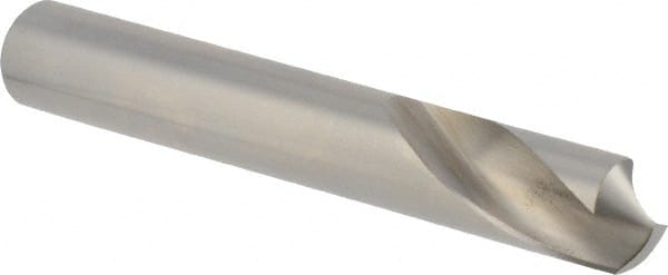 Precision Twist Drill - 5/8" Body Diam, 120°, 4-3/8" OAL, High Speed Steel Spotting Drill - Benchmark Tooling