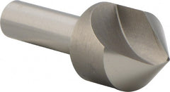 Precision Twist Drill - 1" Head Diam, 1/2" Shank Diam, 1 Flute 82° High Speed Steel Countersink - Benchmark Tooling