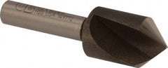 Precision Twist Drill - 1/2" Head Diam, 1/4" Shank Diam, 1 Flute 90° High Speed Steel Countersink - Benchmark Tooling