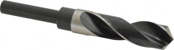 Precision Twist Drill - 7/8" Drill, 118° Point, High Speed Steel Silver Deming & Reduced Shank Drill Bit - Benchmark Tooling