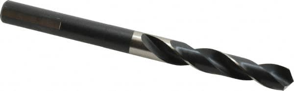 Precision Twist Drill - 33/64" Drill, 118° Point, High Speed Steel Silver Deming & Reduced Shank Drill Bit - Benchmark Tooling