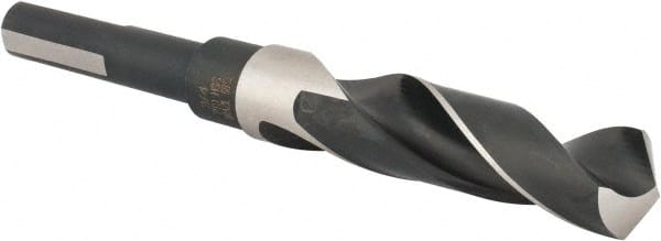 Precision Twist Drill - 3/4" Drill, 118° Point, High Speed Steel Silver Deming & Reduced Shank Drill Bit - Benchmark Tooling