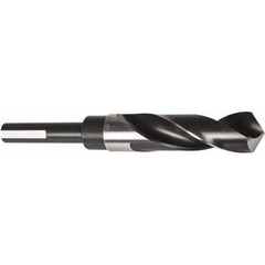 Precision Twist Drill - 1-3/8" Drill, 118° Point, High Speed Steel Silver Deming & Reduced Shank Drill Bit - Benchmark Tooling