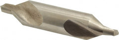 Precision Twist Drill - #8 Plain Cut 60° Incl Angle High Speed Steel Combo Drill & Countersink - Benchmark Tooling