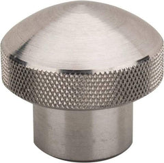 Morton Machine Works - 1" Head, Knurled Knob - Tapped, Aluminum - Benchmark Tooling