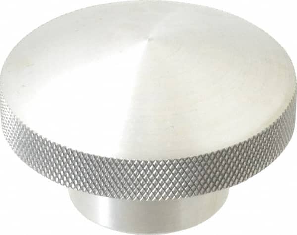 Morton Machine Works - 2-1/4" Head, Knurled Knob - Tapped, Aluminum - Benchmark Tooling