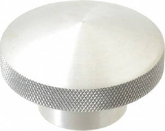 Morton Machine Works - 2-1/4" Head, Knurled Knob - Tapped, Aluminum - Benchmark Tooling