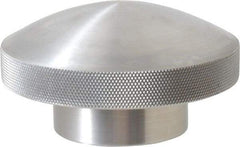 Morton Machine Works - 3-1/2" Head, Knurled Knob - Tapped, Aluminum - Benchmark Tooling