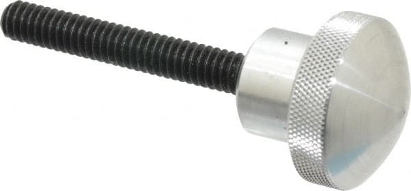 Morton Machine Works - 1" Head, Knurled Knob - Threaded Stem, Aluminum - Benchmark Tooling