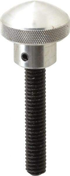 Morton Machine Works - 1" Head, Knurled Knob - Threaded Stem, Aluminum - Benchmark Tooling