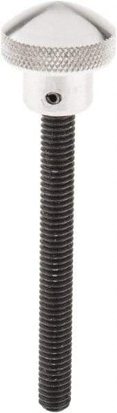 Morton Machine Works - 1" Head, Knurled Knob - Threaded Stem, Aluminum - Benchmark Tooling