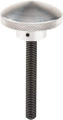 Morton Machine Works - 2" Head, Knurled Knob - Threaded Stem, Aluminum - Benchmark Tooling
