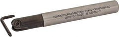 Kennametal - 3/4" Cut Diam, 3/8" Max Depth of Cut, 3/4" Shank Diam, 6.281" OAL, Indexable Ball Nose End Mill - 1.753" Head Length, Straight Shank, KDMB Toolholder, KDMB 0750.. Insert - Benchmark Tooling