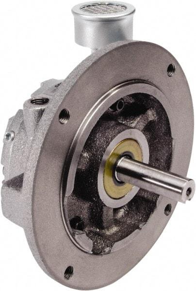 Gast - 0.92 hp Counterclockwise Flange Air Actuated Motor - 0:00 Gear Ratio, 3,000 Max RPM, 1.181" Shaft Length, 1/2" Shaft Diam - Benchmark Tooling