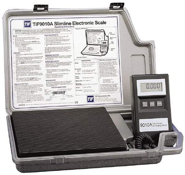 OTC - LCD Automotive Refrigerant Scale Charging Meter - 9VDC, ±0.5°F Accuracy, 32 to 120°F Operating Temp - Benchmark Tooling