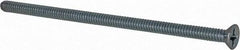 Value Collection - #6-32 UNC, 3" OAL Phillips Drive Machine Screw - Flat Head, Grade 2 Steel, Zinc-Plated Finish, Without Washer - Benchmark Tooling