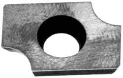 Superbee - EM19C030 Grade ENT56 Carbide Milling Insert - Uncoated, 0.156" Thick - Benchmark Tooling