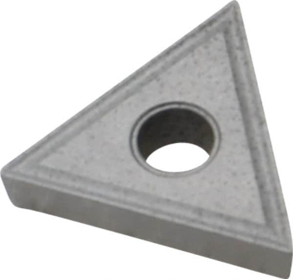Interstate - TT431 Grade I55 Carbide Turning Insert - Uncoated, 60° Triangle, 1/2" Inscr Circle, 3/16" Thick, 1/64" Corner Radius - Benchmark Tooling