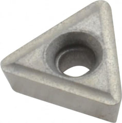 Made in USA - TT32.52 Grade I55 Carbide Turning Insert - Uncoated, 60° Triangle, 3/8" Inscr Circle, 5/32" Thick, 1/32" Corner Radius - Benchmark Tooling