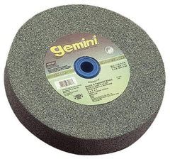 Norton - 24 Grit Aluminum Oxide Bench & Pedestal Grinding Wheel - 12" Diam x 1-1/2" Hole x 2" Thick, 2070 Max RPM, Very Coarse Grade - Benchmark Tooling