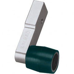 Dynabrade - 1" Wide Contact Arm - 18" Belt Length x 1" Belt Width, Flat, Urethane, 70" Contact Wheel Diam - Benchmark Tooling