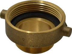 EVER-TITE Coupling Products - 2-1/2 FNST x 2 MNPS Hydrant Adapter - Brass - Benchmark Tooling