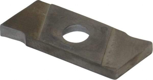 NIKCOLE MINI-SYSTEMS - GIE2 0.0787" Cutting Width, Carbide Cutoff Insert - 0° Neutral Lead Angle, TiN Coated - Benchmark Tooling