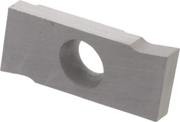 NIKCOLE MINI-SYSTEMS - GIE2 0.0787" Cutting Width, Carbide Cutoff Insert - 0° Neutral Lead Angle, TiN Coated - Benchmark Tooling