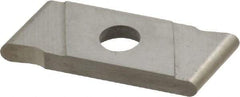 NIKCOLE MINI-SYSTEMS - GIE 2mm Cutting Width Carbide Grooving Insert - 6mm Max Depth of Cut, Right Hand, 1mm Corner Radius - Benchmark Tooling