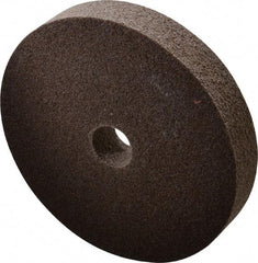 3M - 6" Diam, 1" Face Width, 1" Center Hole, Medium Grade, Aluminum Oxide Deburring Wheel - Unitized, Hard Density 8 Grade, 7,500 RPM - Benchmark Tooling