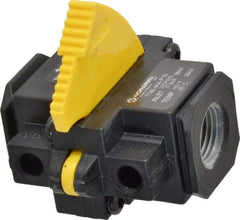 Norgren - 1/2" NPT Lockout Valve - 8.1 CV Rate, 243 CFM, 250 Max psi, Slide Actuator - Benchmark Tooling