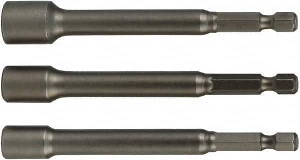 Wiha - 1/4" Drive, Nut Setter Screwdriver Bit - 6" OAL - Benchmark Tooling