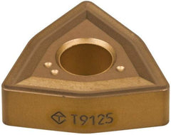 Tungaloy - WNMA431 Grade T5105 Carbide Turning Insert - TiCN/Al2O3 Finish, 80° Trigon, 1/2" Inscr Circle, 3/16" Thick, 1/64" Corner Radius - Benchmark Tooling