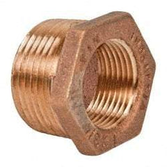 Legend Valve - Class 125, 1" Internal Pipe, Bronze Hex Bushing - MNPT x FNPT - Benchmark Tooling