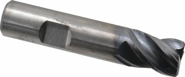 Kennametal - 5/8", 4 Flute, Solid Carbide, 0.06" Corner Radius End Mill - 3" OAL, 3/4" LOC - Benchmark Tooling