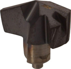 Iscar - Series ICP-2M, 12.29mm Diam Grade IC908 140° Replaceable Drill Tip - Carbide, TiAlN Finish, 12 Seat Size - Benchmark Tooling