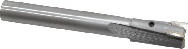 Made in USA - 13/16" Diam, 5/8" Shank, Diam, 3 Flutes, Straight Shank, Interchangeable Pilot Counterbore - Benchmark Tooling