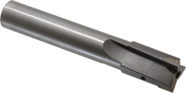 Made in USA - 1-3/16" Diam, 1" Shank, Diam, 3 Flutes, Straight Shank, Interchangeable Pilot Counterbore - Benchmark Tooling