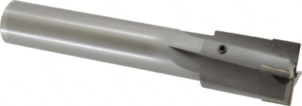 Made in USA - 1-5/8" Diam, 1-1/4" Shank, Diam, 4 Flutes, Straight Shank, Interchangeable Pilot Counterbore - Benchmark Tooling